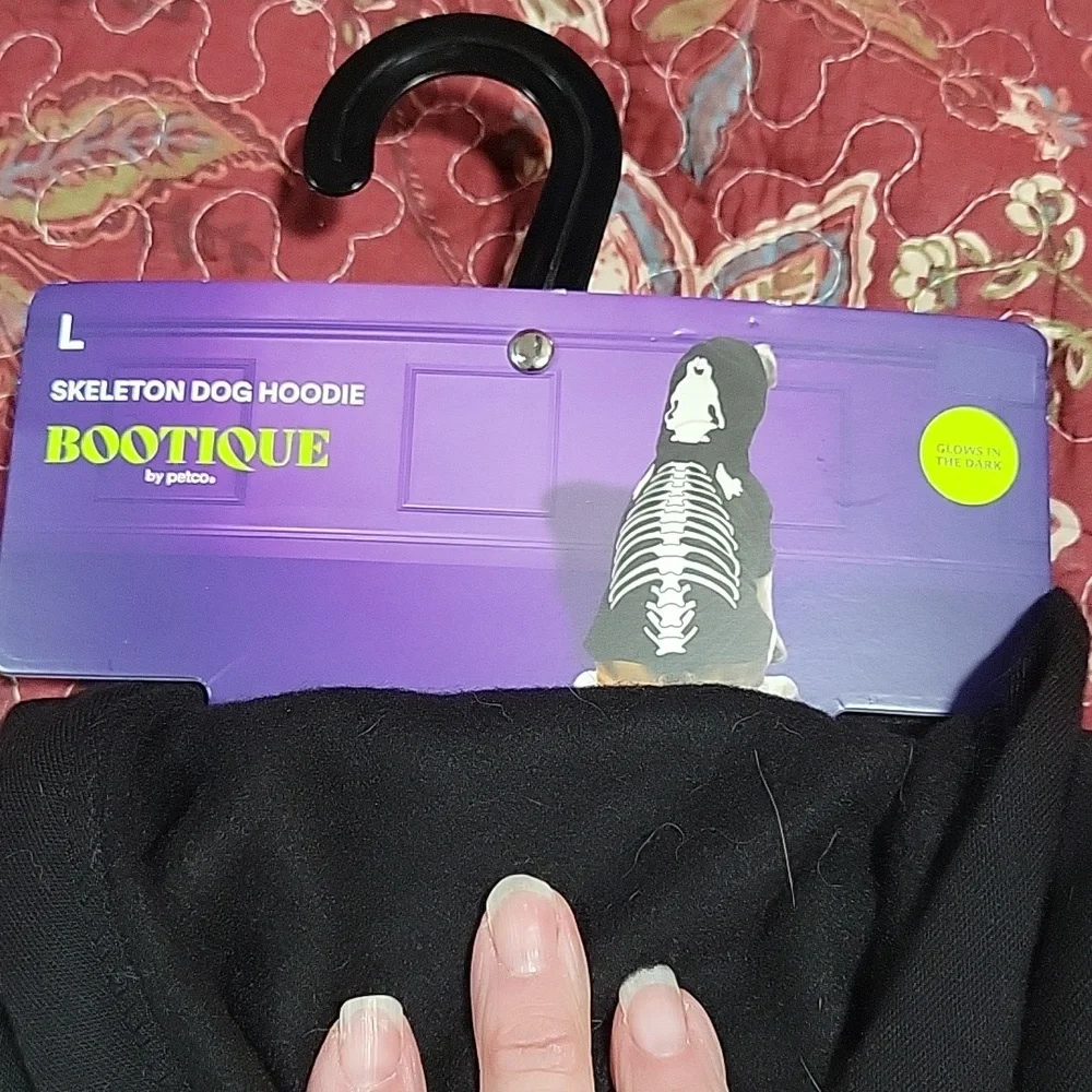 NWT- Petco ‘Bootique’ Skeleton Dog Hoodie Jacket